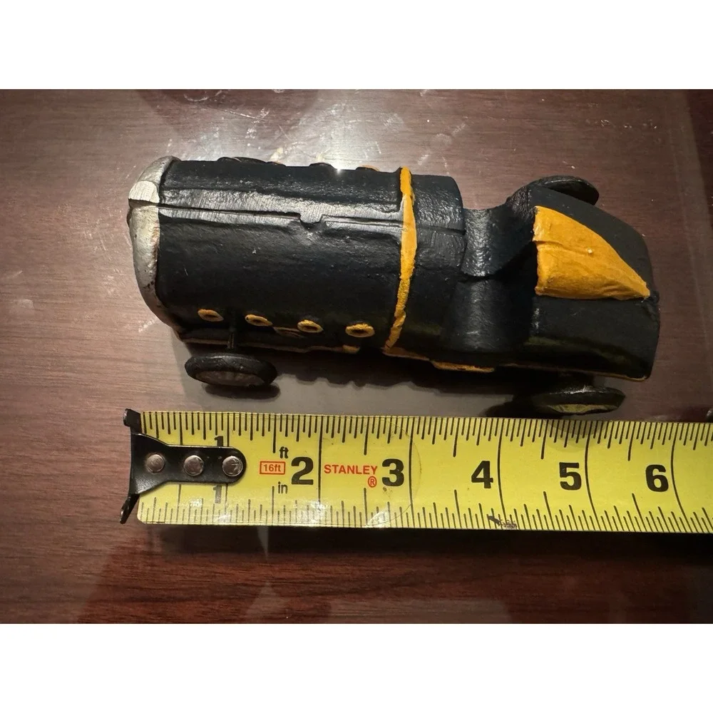 Vintage Possible Hubely Cast Iron Indy/Boat Tail #5 Race Car Toy